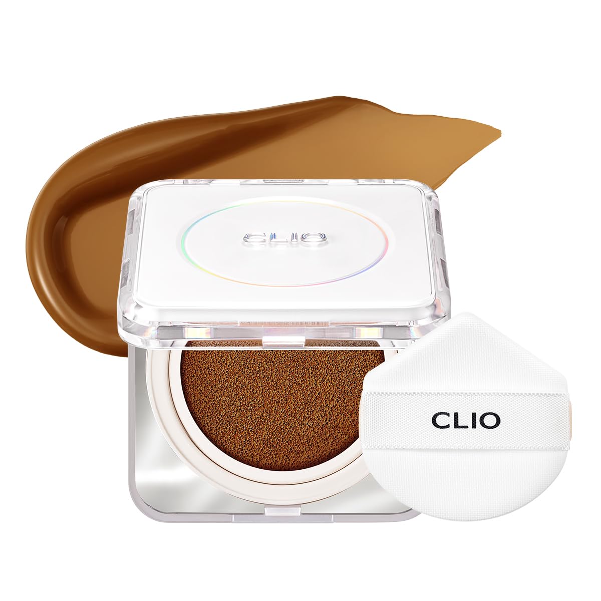 CLIO Kill Cover Founwear Cushion The Original – 20 Shades, Buildable Light to Medium Coverage, Natural Finish, Korean Makeup Foundation, Long-Lasting Skin Fit, 30N LATTE