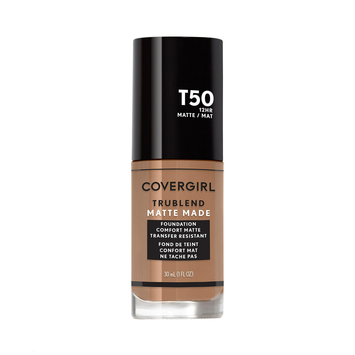 COVERGIRL TruBlend Matte Made Liquid Foundation, Classic Ivory, 1 Fl Oz (Pack of 1)
