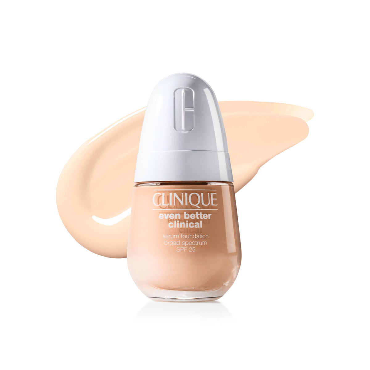 Clinique Even Better Clinical Serum Full Coverage Hydrating Foundation Broad Spectrum SPF 25 With Vitamin C, Salicylic Acid + Hyaluronic Acid For Oily Skin Types