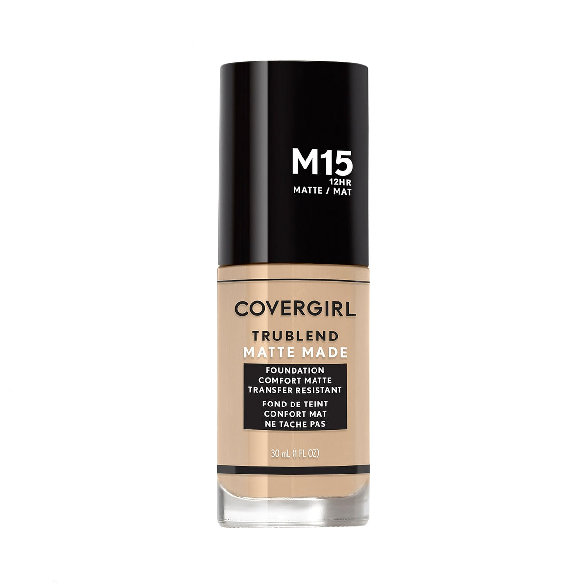 COVERGIRL TruBlend Matte Made Liquid Foundation, Classic Ivory, 1 Fl Oz (Pack of 1)