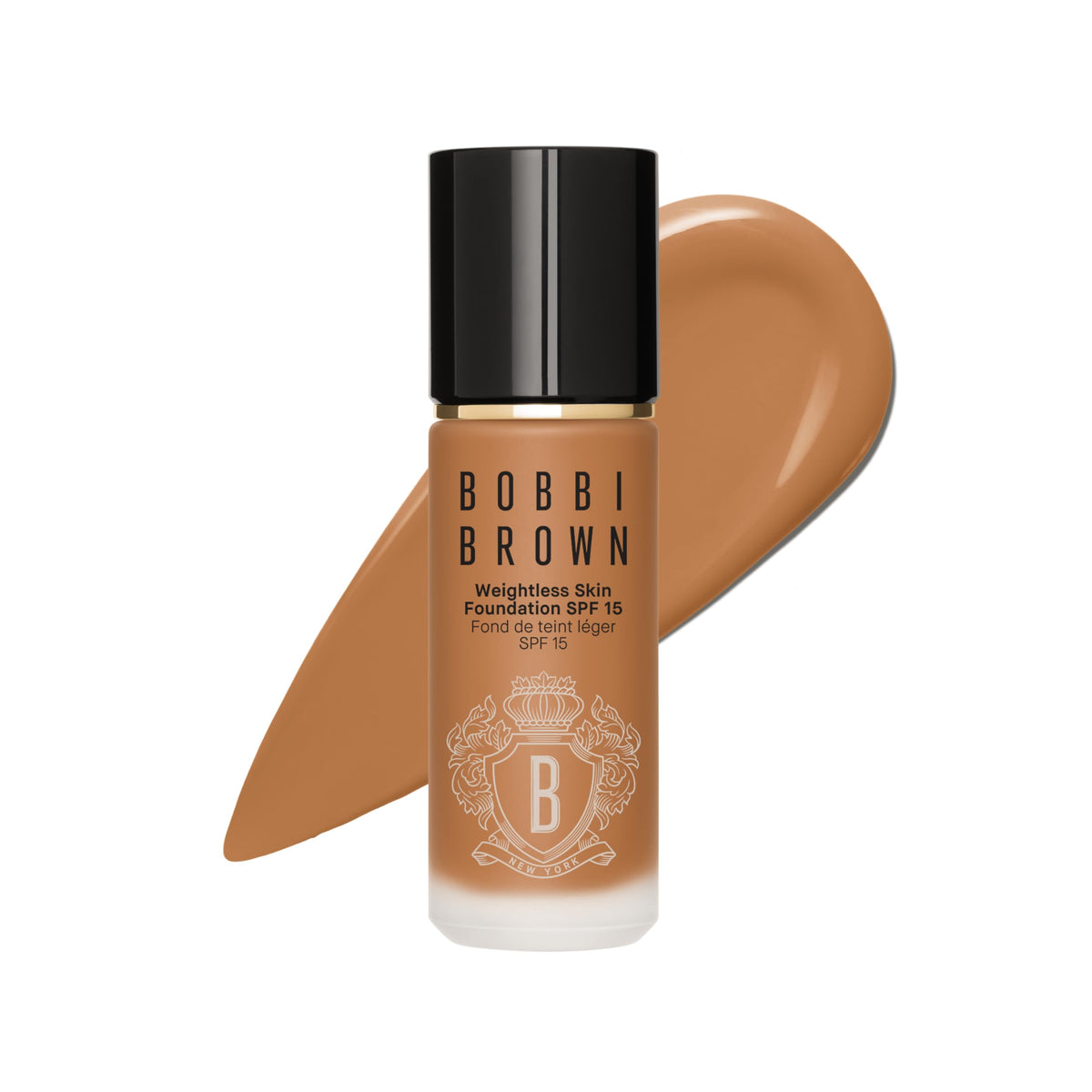Bobbi Brown Weightless Skin Foundation SPF 15 | Oil-Controlling Liquid Foundation with 24-Hour Hydration | Medium Coverage Natural Matte Finish for All Skin Types