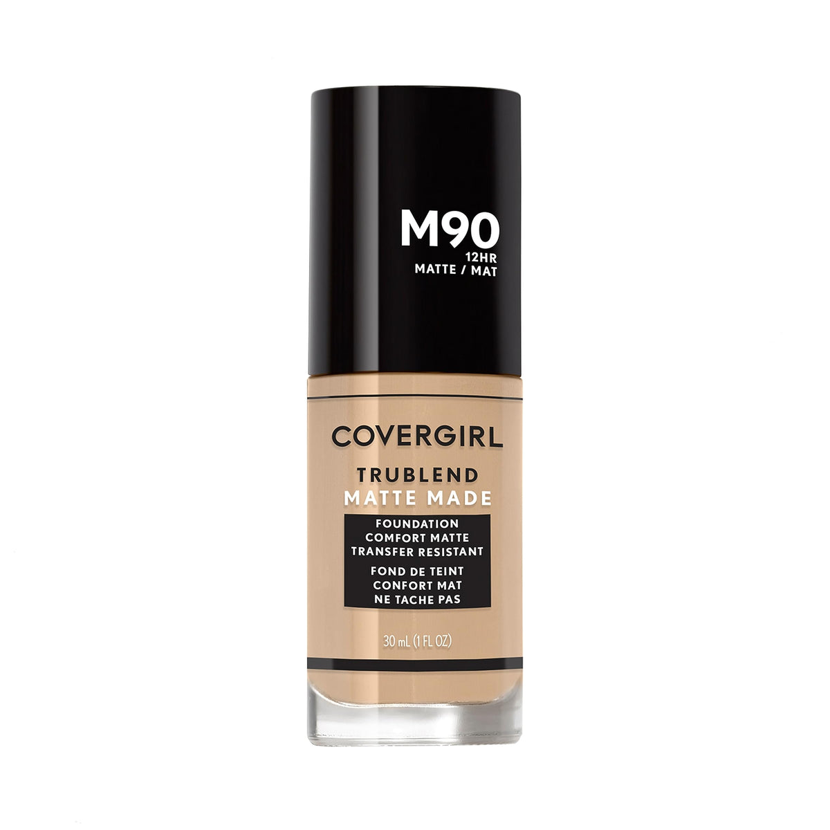 COVERGIRL TruBlend Matte Made Liquid Foundation, Classic Ivory, 1 Fl Oz (Pack of 1)
