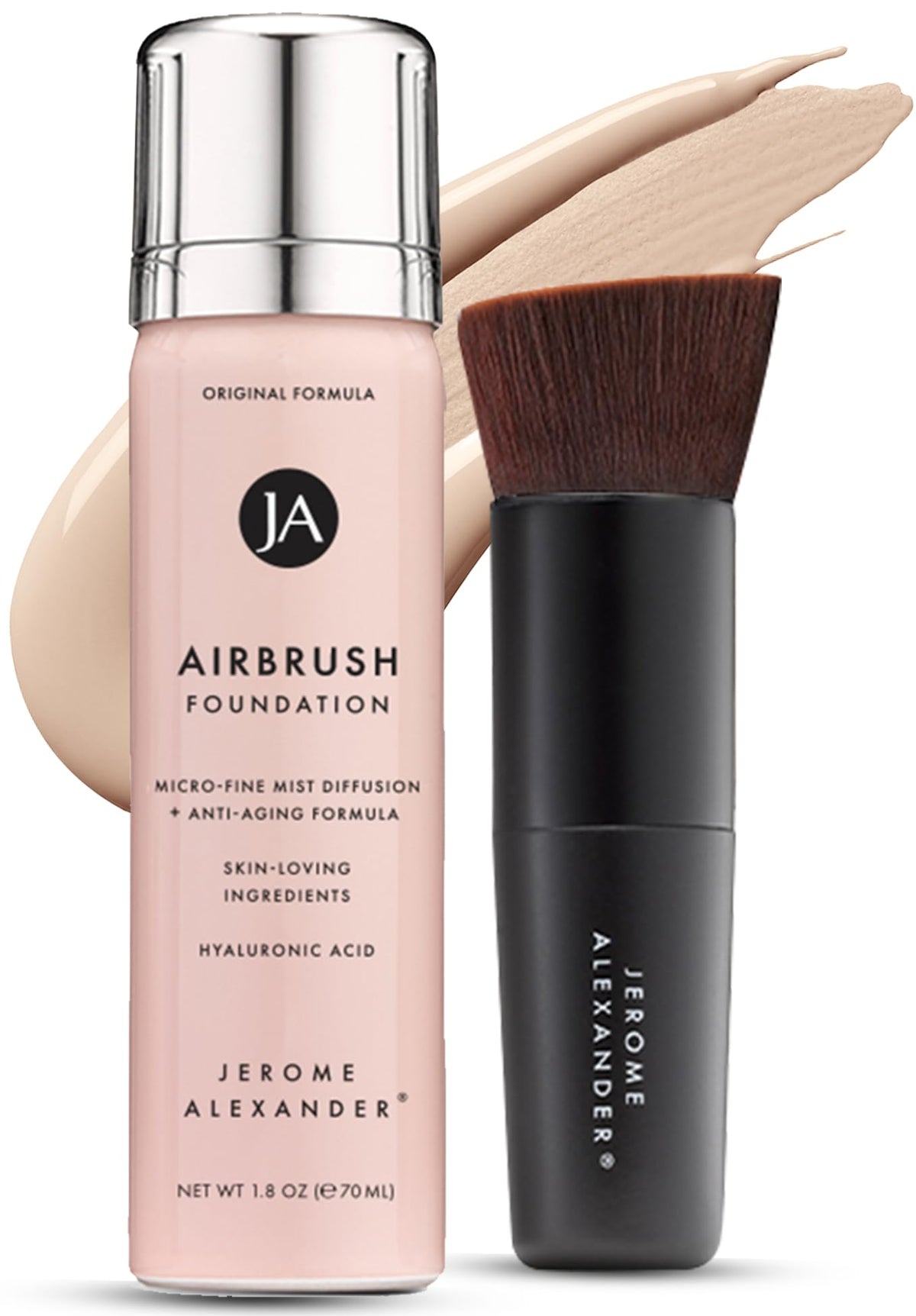 Jerome Alexander Magic Minerals Airbrush Foundation 2pc Set - Light Medium
