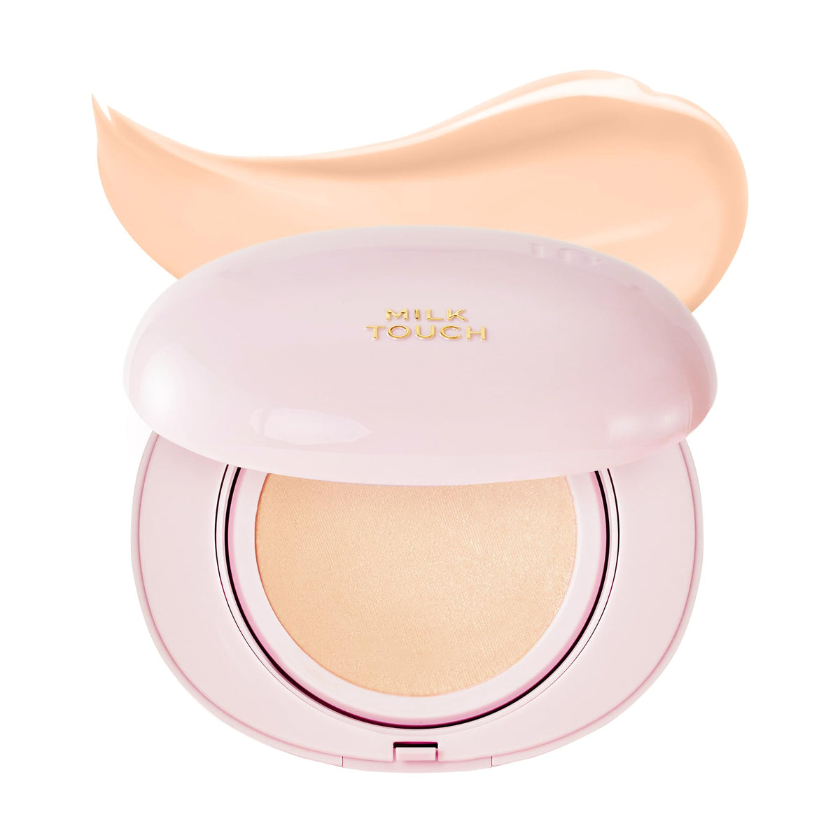 milktouch Cushion Foundation, 24H Flawless Skin, Radiant Shine, No Oxidation, Long-Lasting, Non-Creasing,60% Hydrating Skincare Infused Korean Foundation (23N Medium Beige)