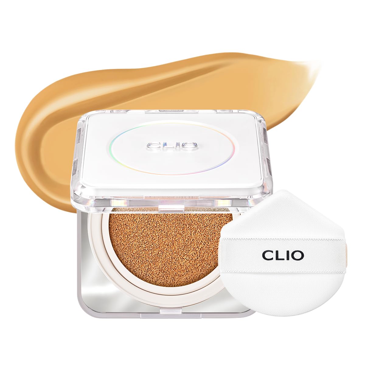 CLIO Kill Cover Founwear Cushion The Original – 20 Shades, Buildable Light to Medium Coverage, Natural Finish, Korean Makeup Foundation, Long-Lasting Skin Fit, 30N LATTE