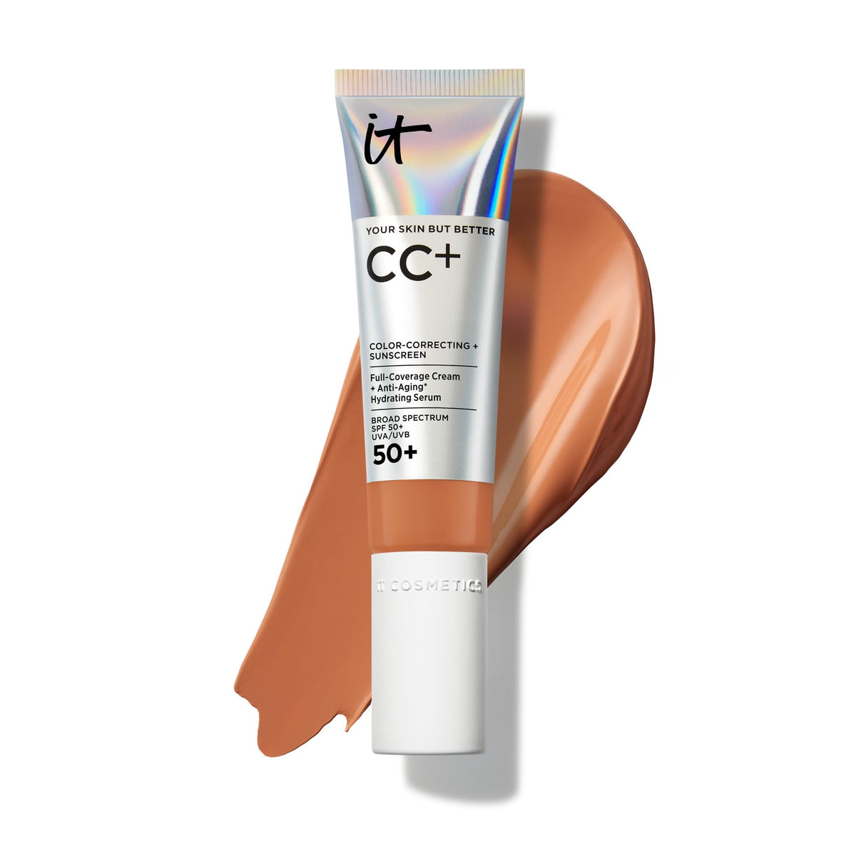 IT Cosmetics CC+ Cream with SPF 50+ Full Coverage Foundation Natural Finish