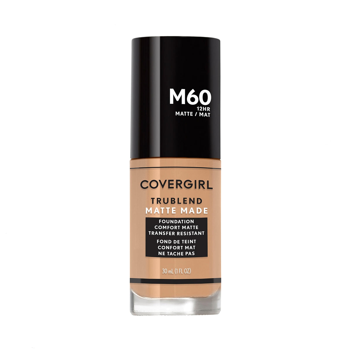 COVERGIRL TruBlend Matte Made Liquid Foundation, Classic Ivory, 1 Fl Oz (Pack of 1)