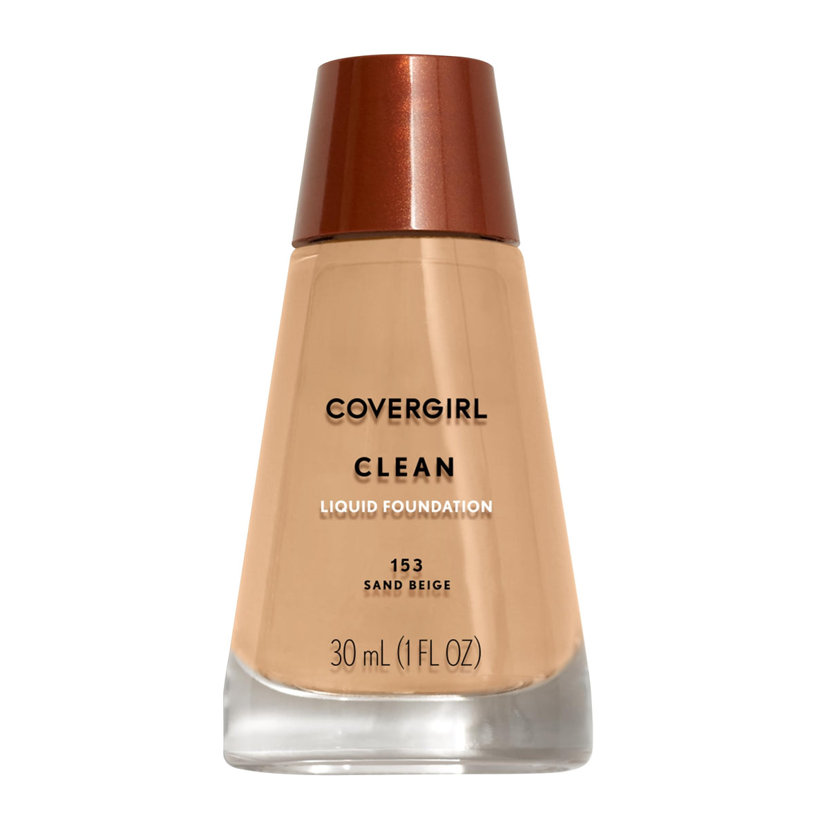 COVERGIRL Clean Liquid Foundation, Perfect Beige 148, Pack of 1