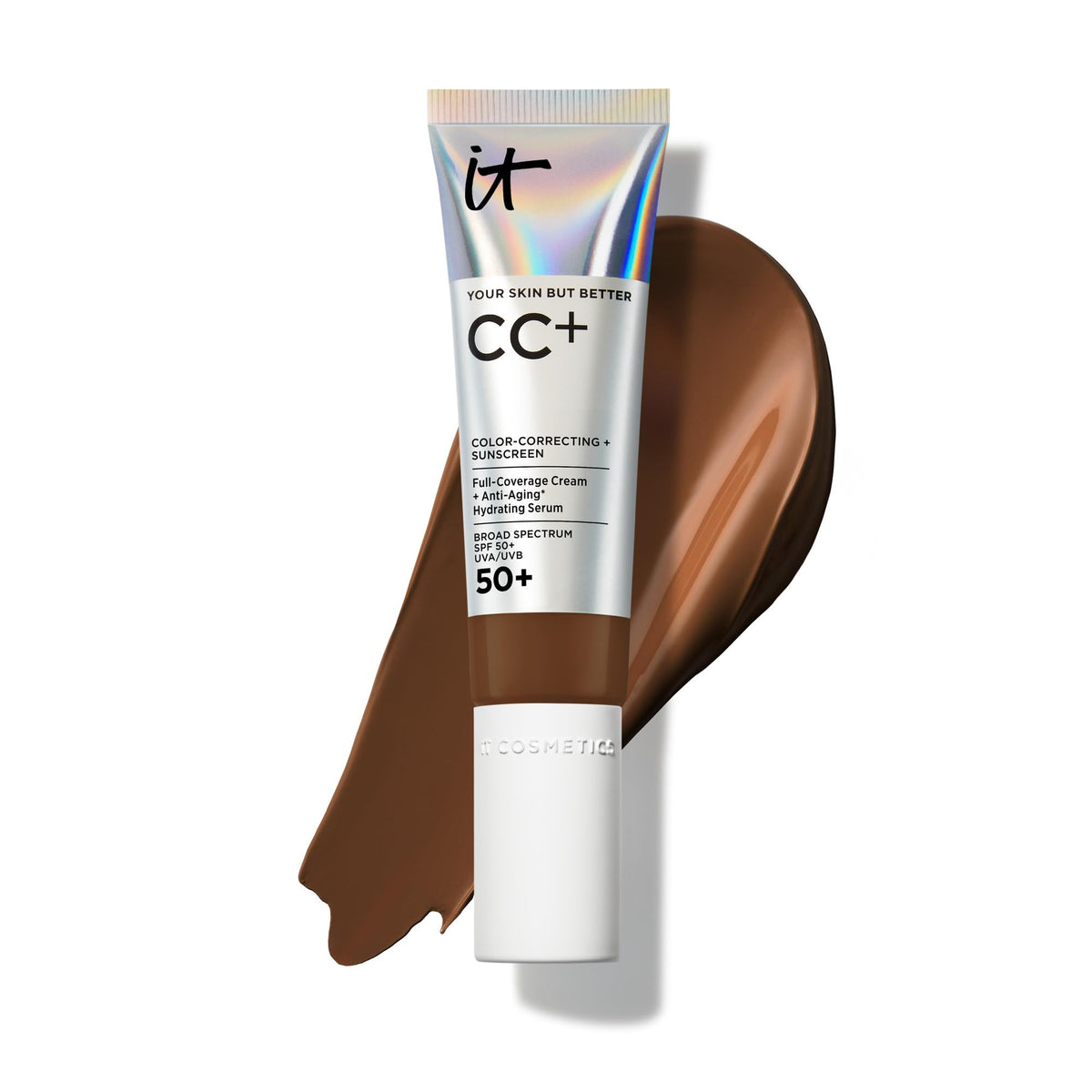 IT Cosmetics CC+ Cream with SPF 50+ Full Coverage Foundation Natural Finish