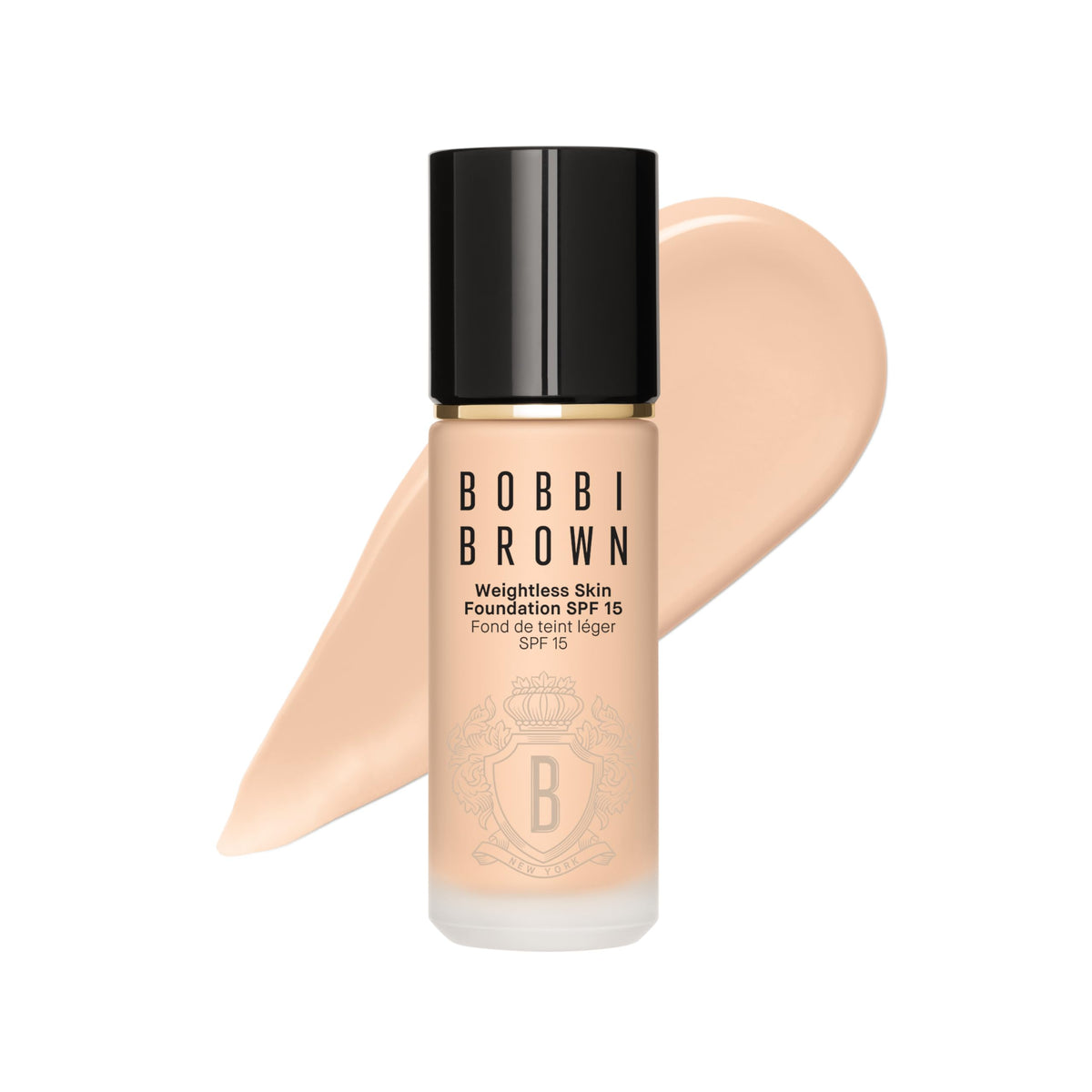 Bobbi Brown Weightless Skin Foundation SPF 15 | Oil-Controlling Liquid Foundation with 24-Hour Hydration | Medium Coverage Natural Matte Finish for All Skin Types