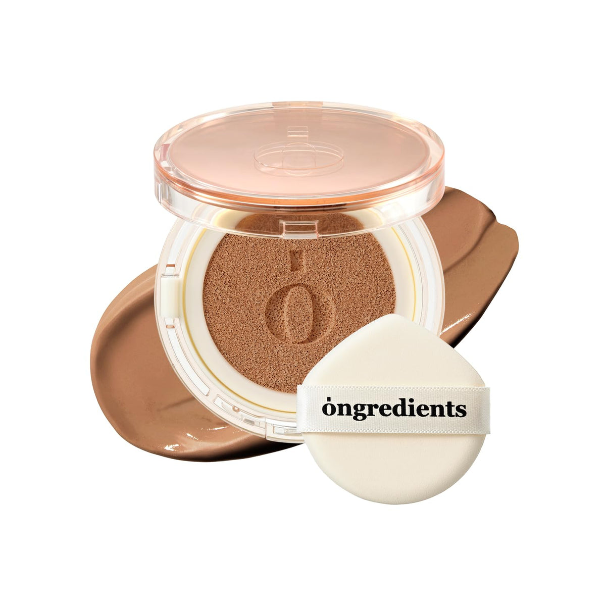 Skin Barrier Glow Cover Cushion, All-day Coverage, Glow Finish, Lightweight, Skincare-Like Texture, Non-cakey Makeup, Korean Cushion Foundation (#21C Pure, 0.49 oz)