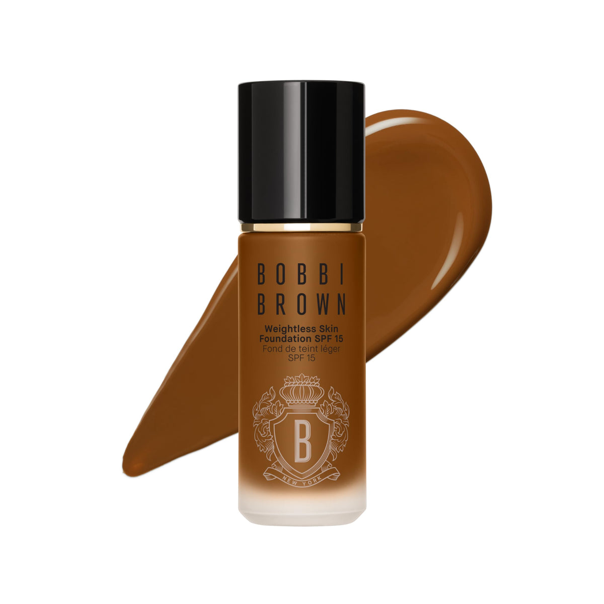 Bobbi Brown Weightless Skin Foundation SPF 15 | Oil-Controlling Liquid Foundation with 24-Hour Hydration | Medium Coverage Natural Matte Finish for All Skin Types