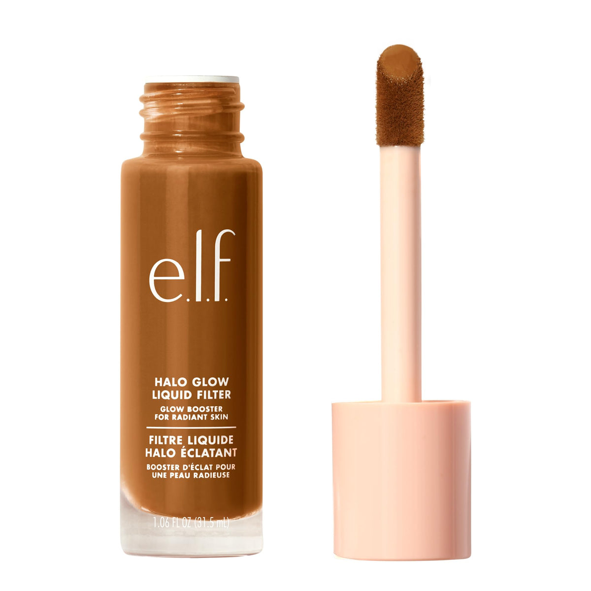 e.l.f. Halo Glow Liquid Filter, Hydrating Complexion Boost, 2 Fair/Light