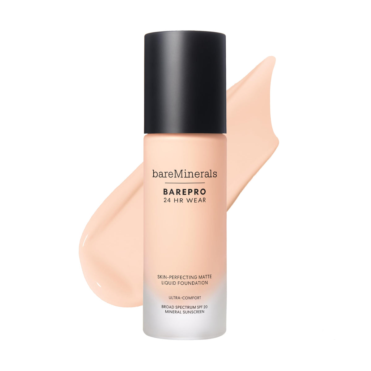 bareMinerals BAREPRO Matte Liquid Foundation, SPF 20, Fair 15N, 1 oz