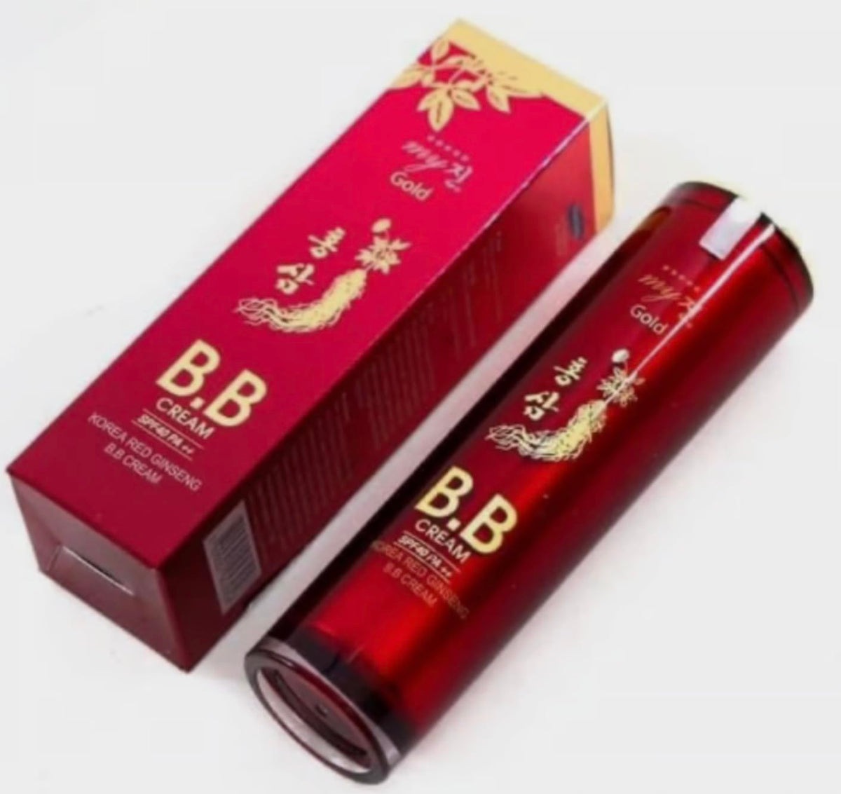 KOREA RED Ginseng B.B Cream 40ml/ UV Protection (SPF50+PA+++) Covering Skin Imperfection and Keeping the Skin Elastic.