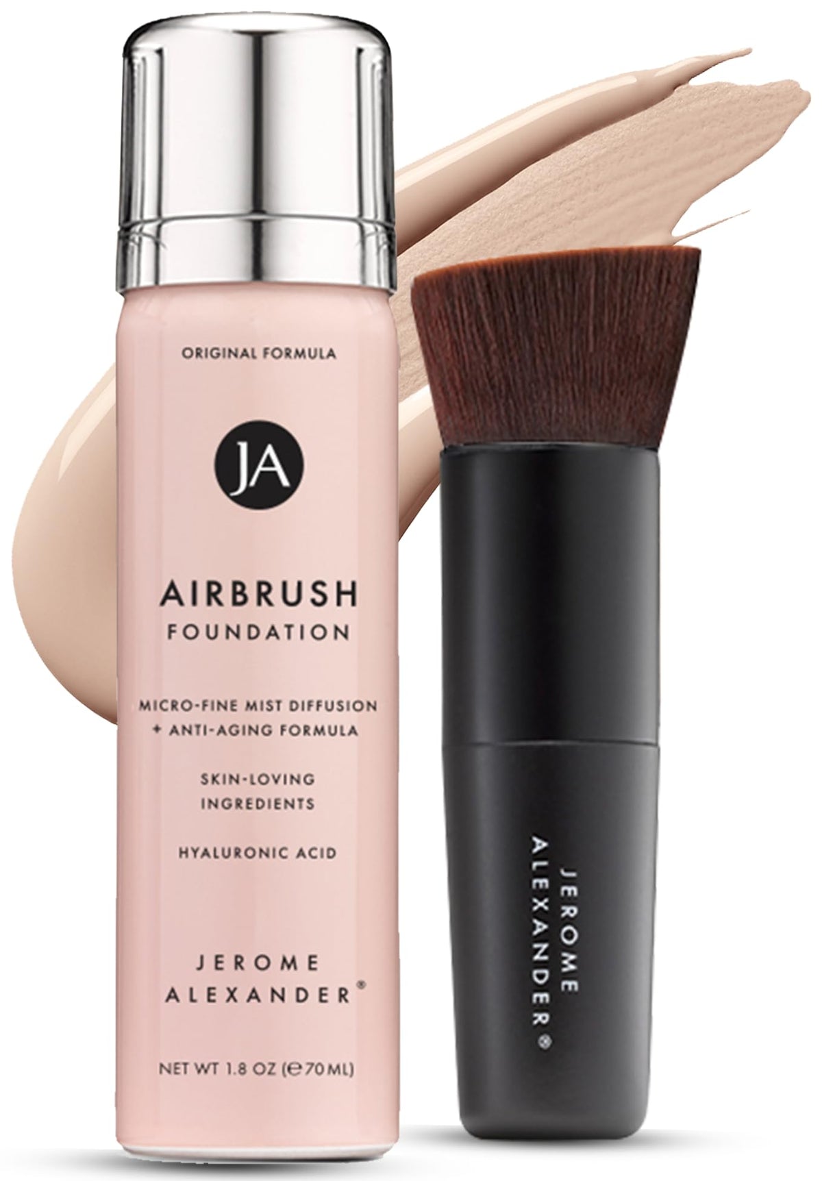 Jerome Alexander Magic Minerals Airbrush Foundation 2pc Set - Light Medium
