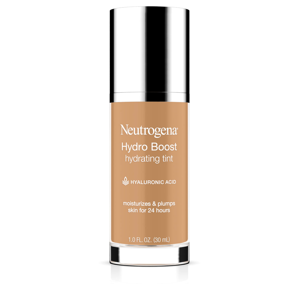 Neutrogena Hydro Boost Tint Foundation Makeup, 20 Natural Ivory, 1.0 fl oz