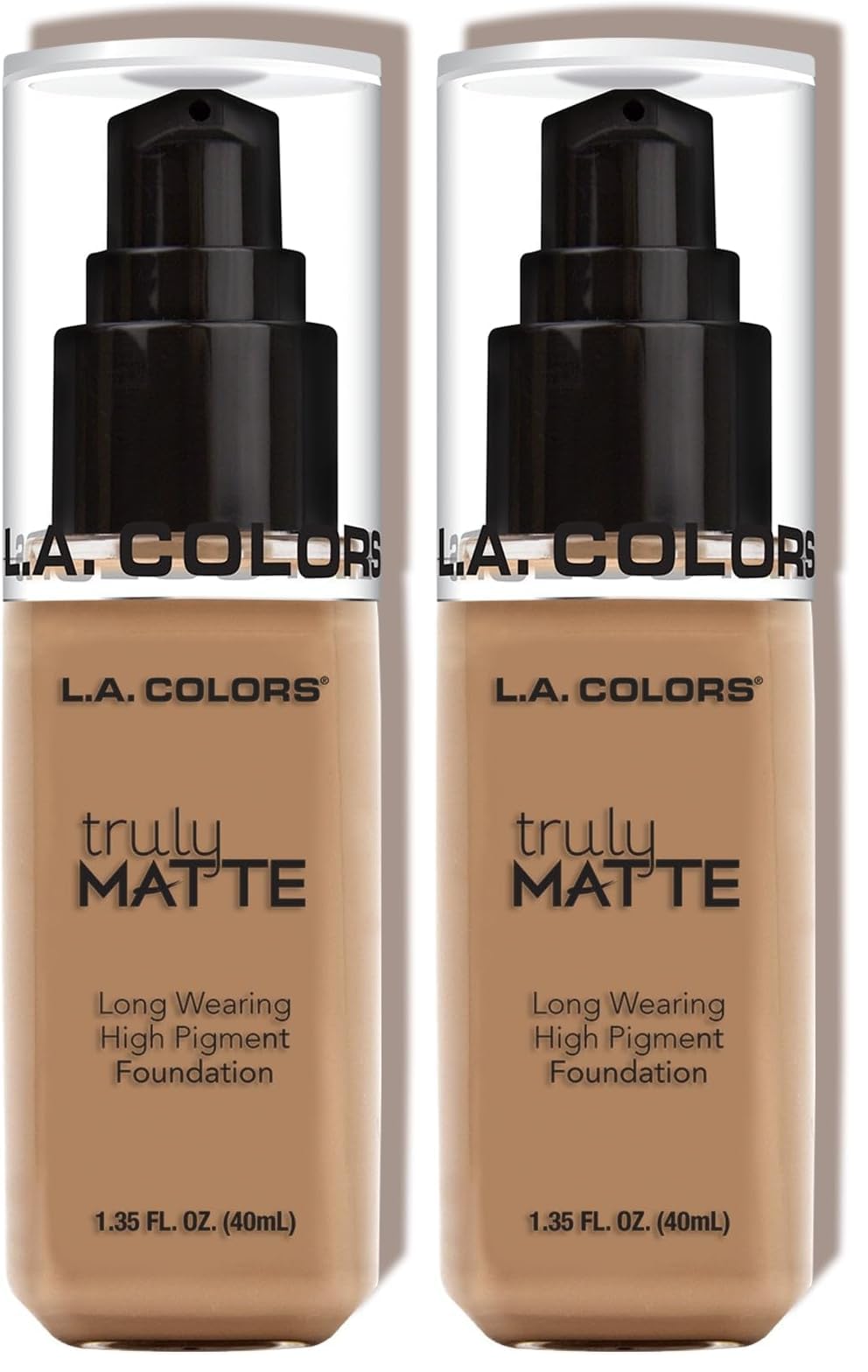 L.A. COLORS Truly Matte Foundation, Porcelain CLM351