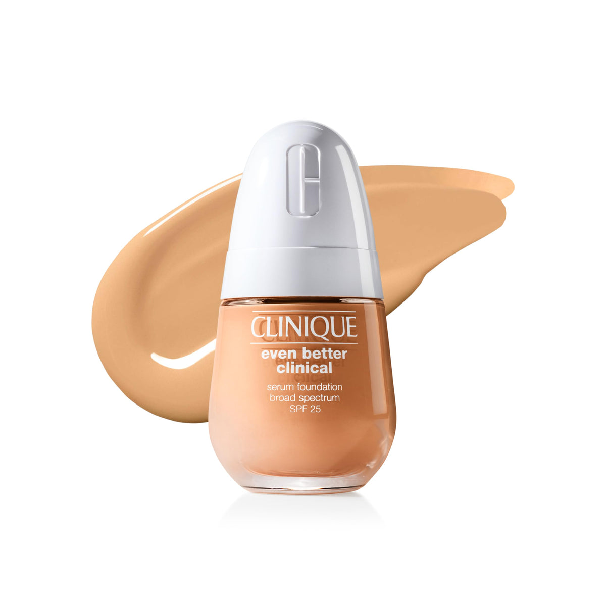Clinique Even Better Clinical Serum Full Coverage Hydrating Foundation Broad Spectrum SPF 25 With Vitamin C, Salicylic Acid + Hyaluronic Acid For Oily Skin Types