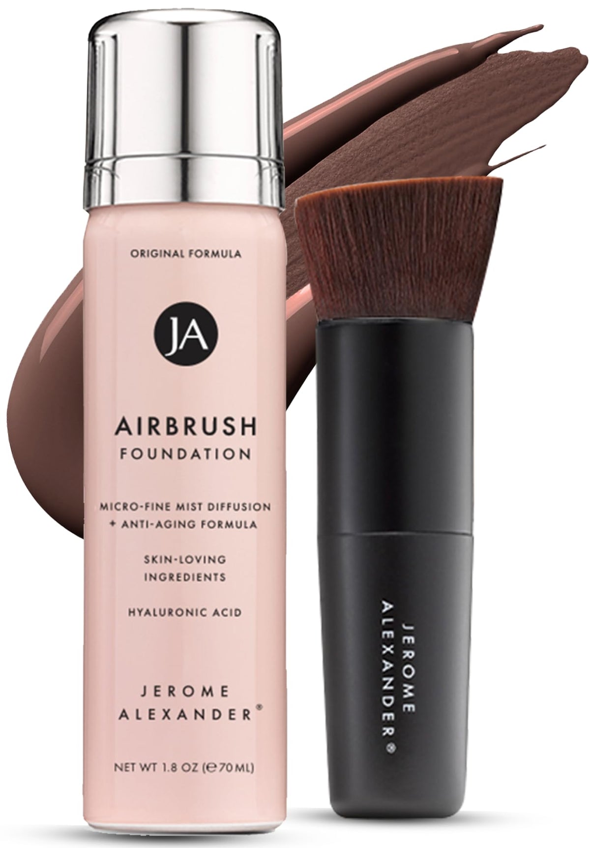 Jerome Alexander Magic Minerals Airbrush Foundation 2pc Set - Light Medium