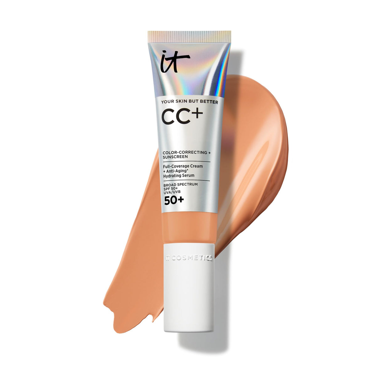 IT Cosmetics CC+ Cream with SPF 50+ Full Coverage Foundation Natural Finish