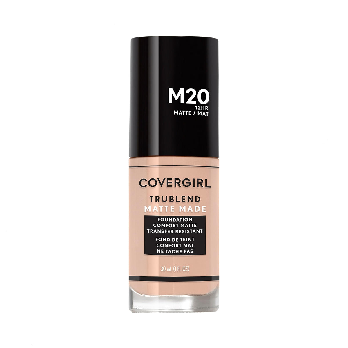 COVERGIRL TruBlend Matte Made Liquid Foundation, Classic Ivory, 1 Fl Oz (Pack of 1)