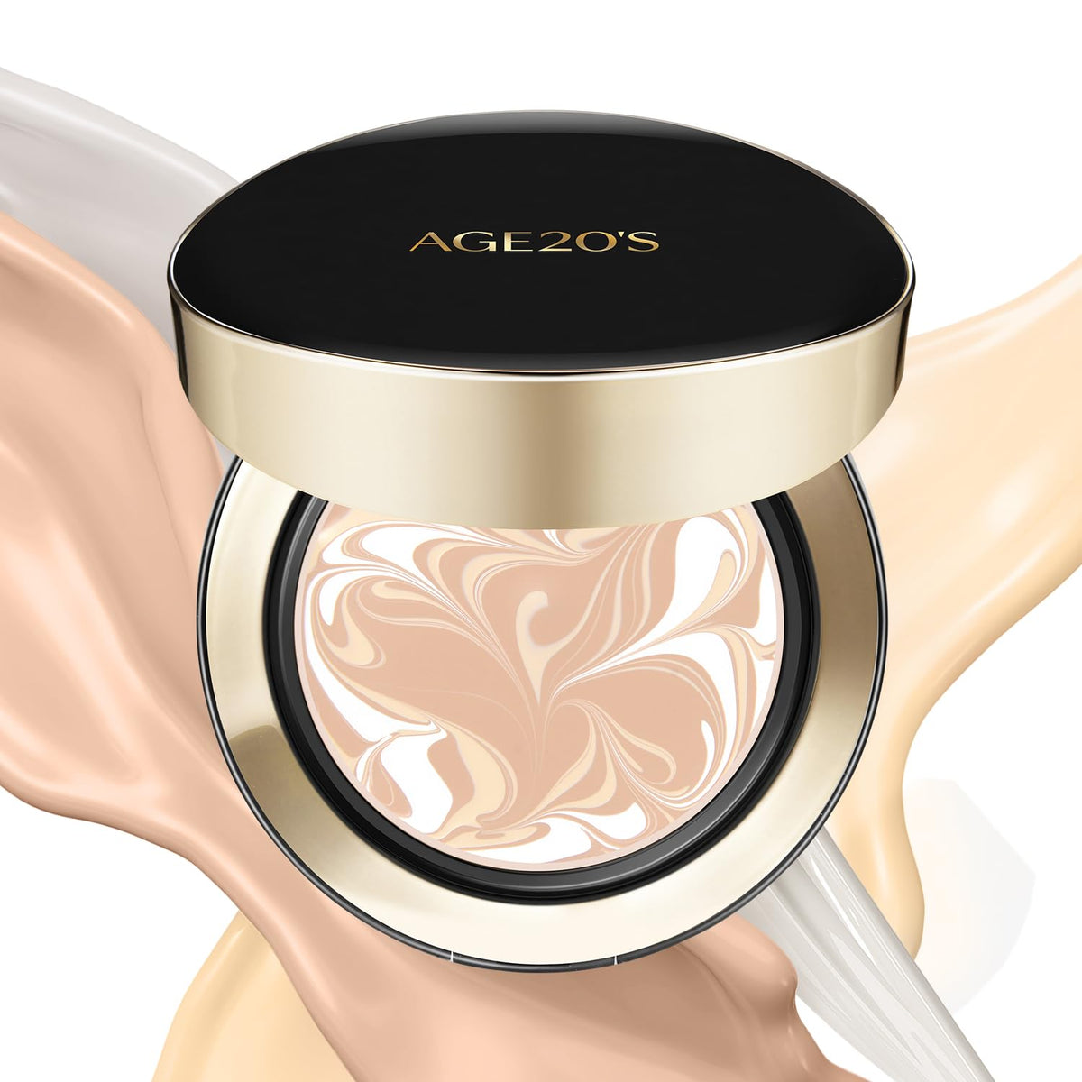 AGE20'S Signature Essence Pact SPF 50+ | Pack of 1 | 23W BEIGE | Cream Foundation, Dewy Finish, Natural Coverage | Korean Cushion Foundation