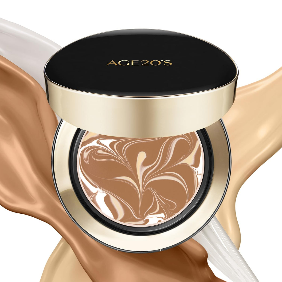 AGE20'S Signature Essence Pact SPF 50+ | Pack of 1 | 23W BEIGE | Cream Foundation, Dewy Finish, Natural Coverage | Korean Cushion Foundation