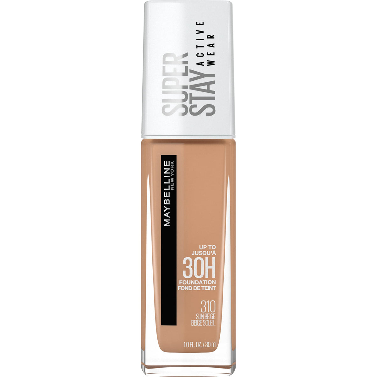Maybelline Super Stay Full Coverage Liquid Foundation Active Wear Makeup, Up to 30Hr Wear, Transfer, Sweat & Water Resistant, Matte Finish, Buff Beige, 1 Count
