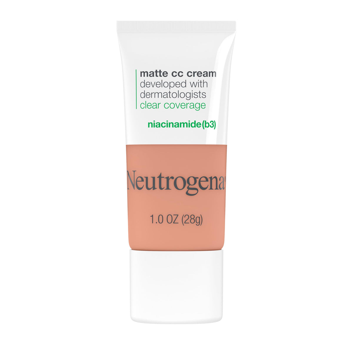 Neutrogena Clear Coverage Flawless Matte CC Cream, Butter, 1 oz