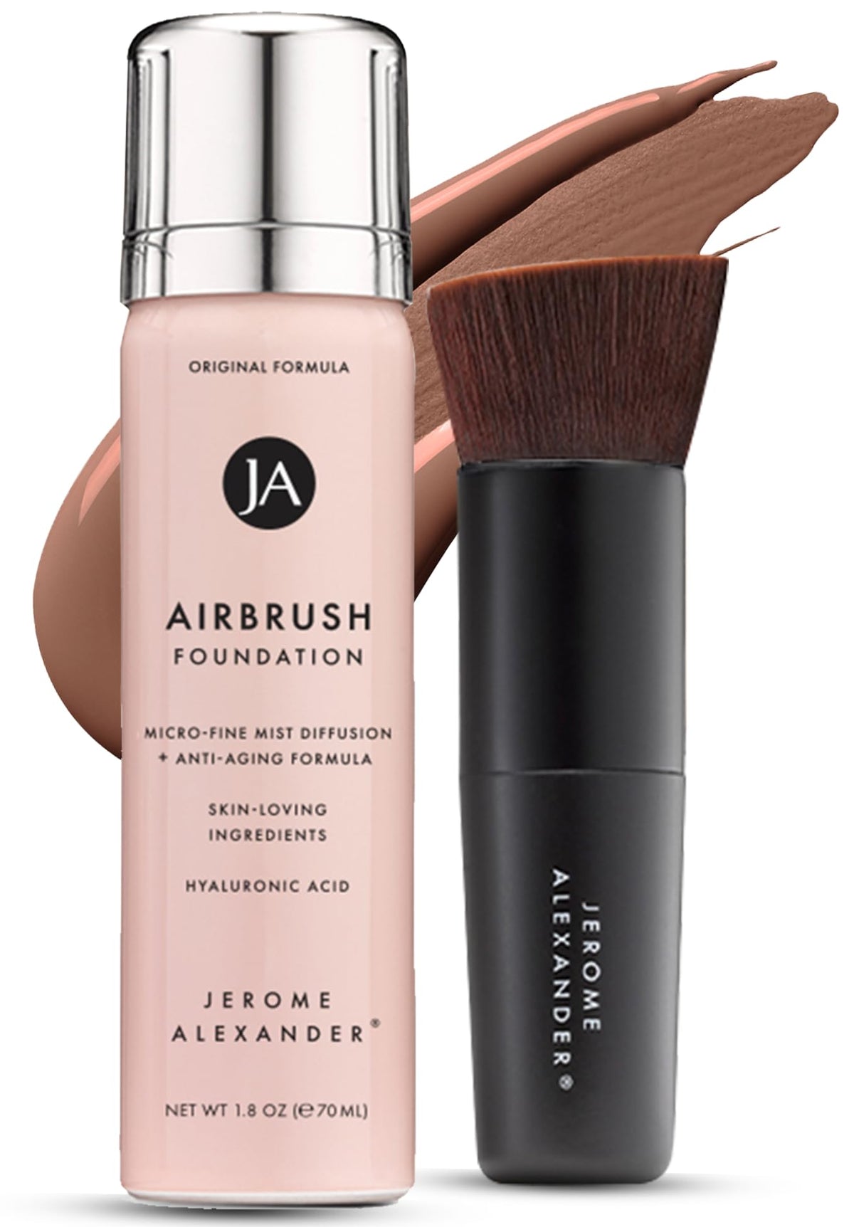 Jerome Alexander Magic Minerals Airbrush Foundation 2pc Set - Light Medium