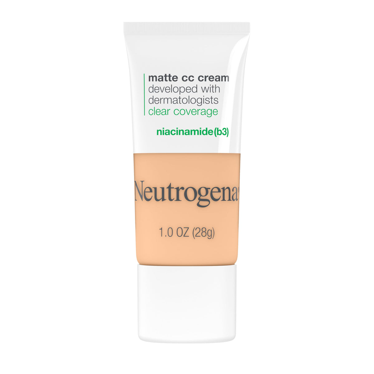 Neutrogena Clear Coverage Flawless Matte CC Cream, Butter, 1 oz