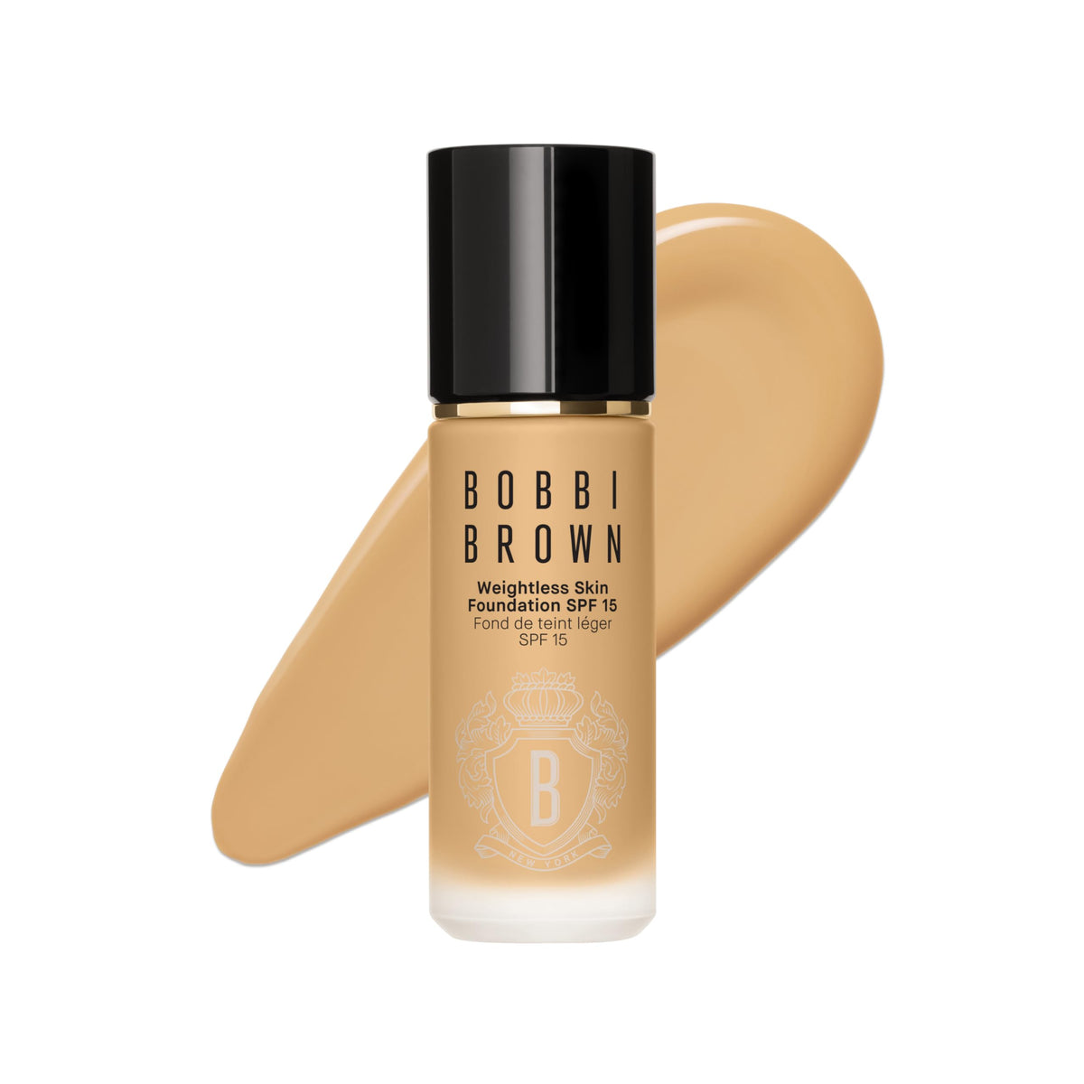 Bobbi Brown Weightless Skin Foundation SPF 15 | Oil-Controlling Liquid Foundation with 24-Hour Hydration | Medium Coverage Natural Matte Finish for All Skin Types