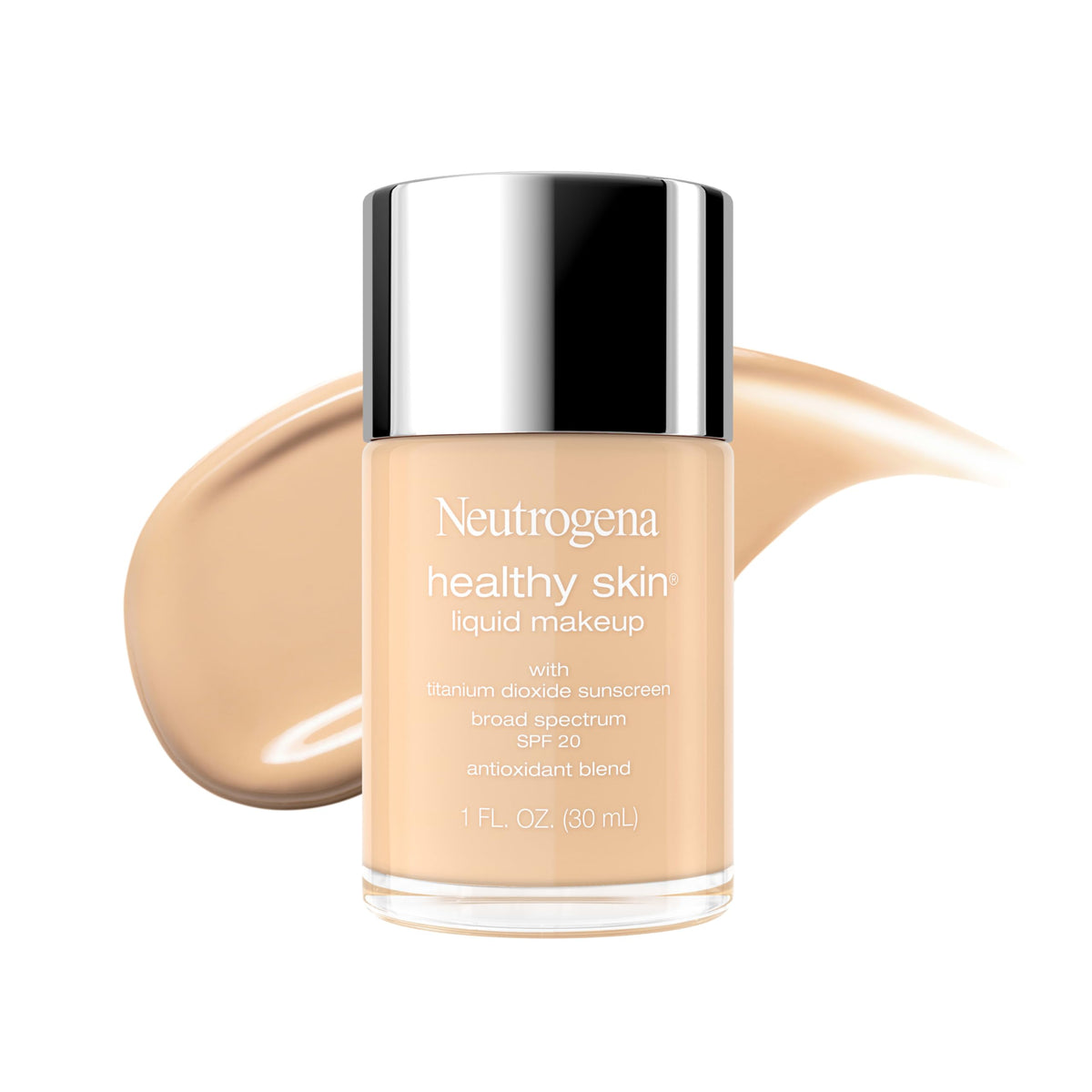 Neutrogena Healthy Skin Liquid Foundation Makeup, Buff 310W, 1 fl. oz