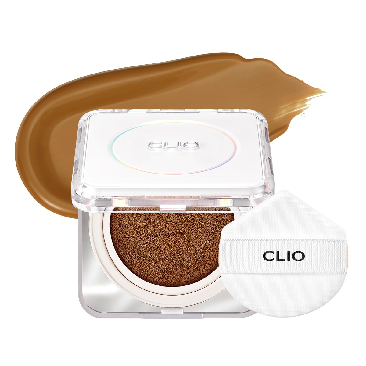 CLIO Kill Cover Founwear Cushion The Original – 20 Shades, Buildable Light to Medium Coverage, Natural Finish, Korean Makeup Foundation, Long-Lasting Skin Fit, 30N LATTE