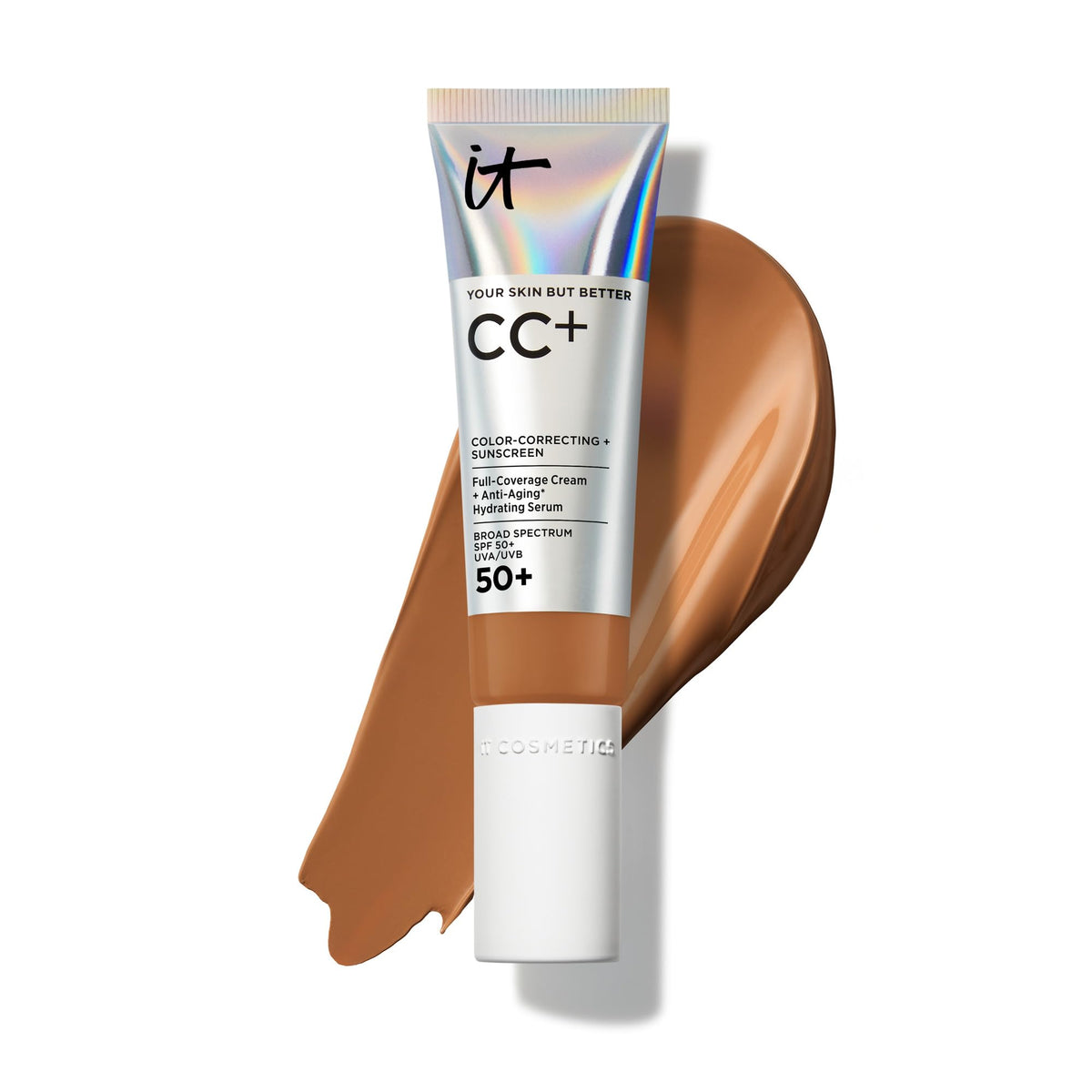 IT Cosmetics CC+ Cream with SPF 50+ Full Coverage Foundation Natural Finish
