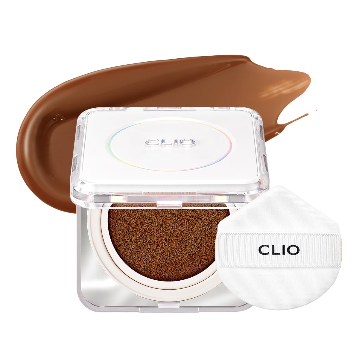 CLIO Kill Cover Founwear Cushion The Original – 20 Shades, Buildable Light to Medium Coverage, Natural Finish, Korean Makeup Foundation, Long-Lasting Skin Fit, 30N LATTE