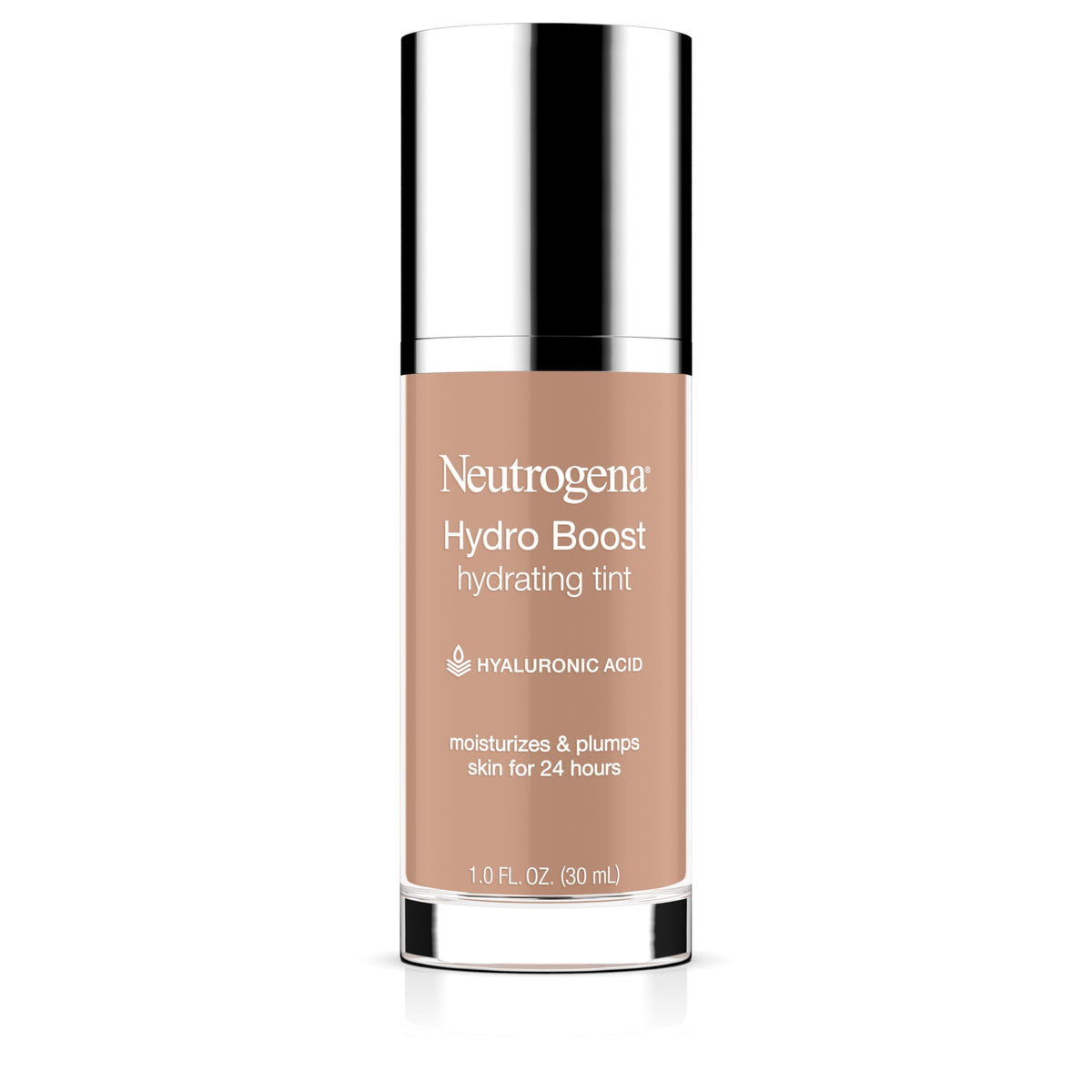 Neutrogena Hydro Boost Tint Foundation Makeup, 20 Natural Ivory, 1.0 fl oz