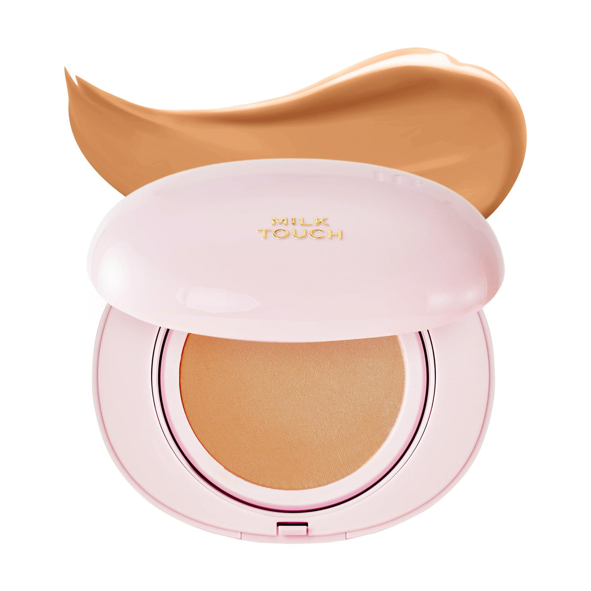 milktouch Cushion Foundation, 24H Flawless Skin, Radiant Shine, No Oxidation, Long-Lasting, Non-Creasing,60% Hydrating Skincare Infused Korean Foundation (23N Medium Beige)
