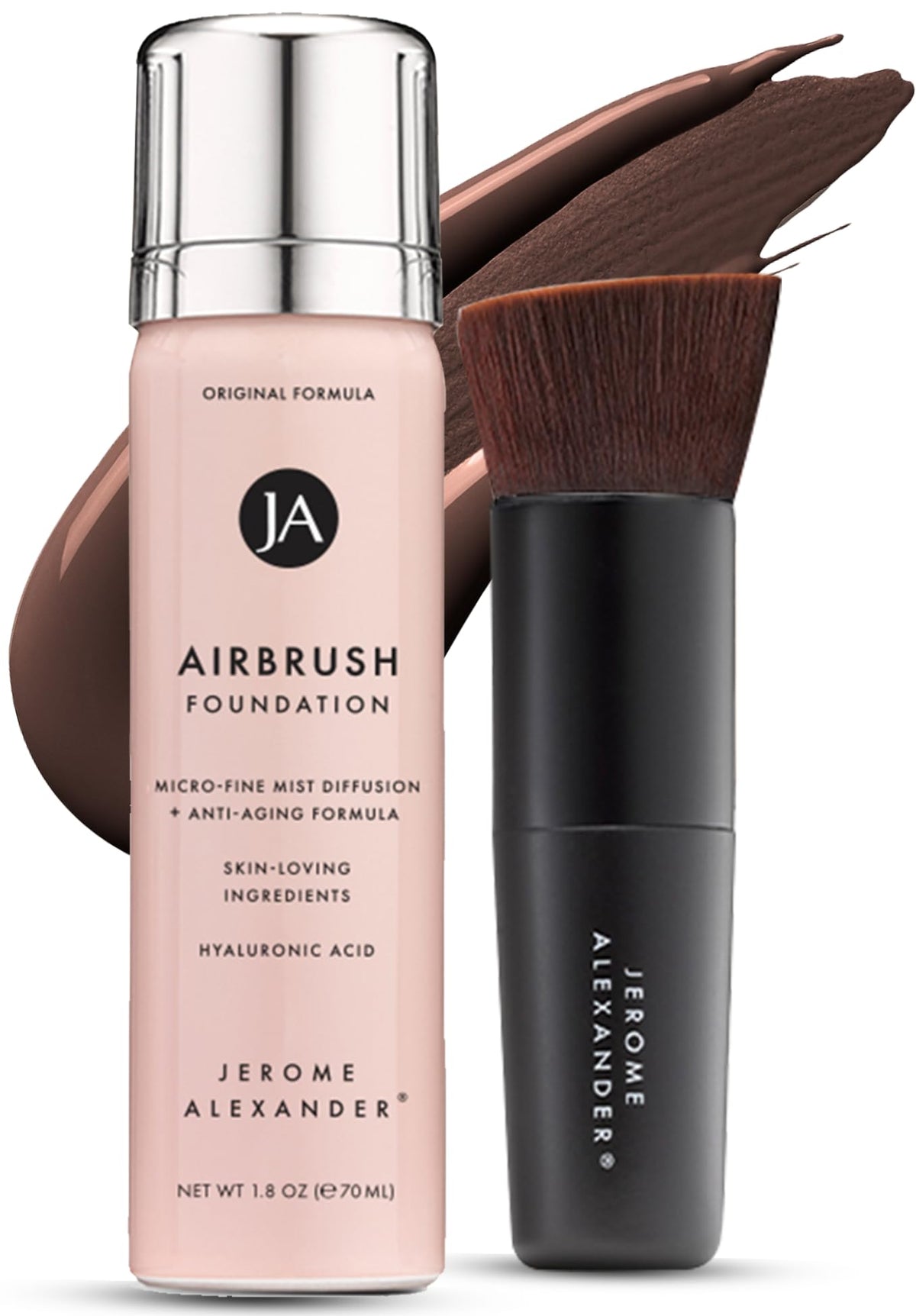 Jerome Alexander Magic Minerals Airbrush Foundation 2pc Set - Light Medium