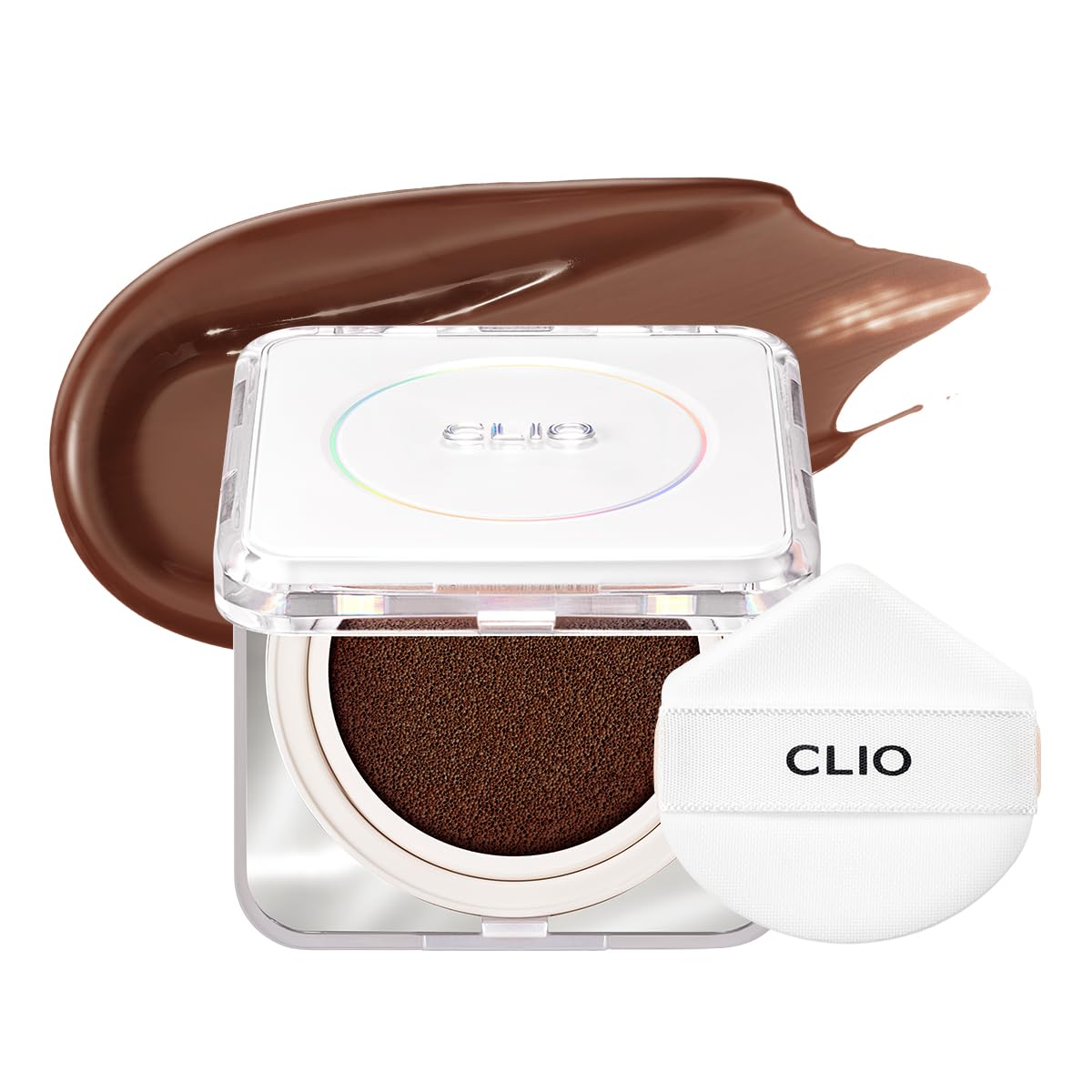 CLIO Kill Cover Founwear Cushion The Original – 20 Shades, Buildable Light to Medium Coverage, Natural Finish, Korean Makeup Foundation, Long-Lasting Skin Fit, 30N LATTE