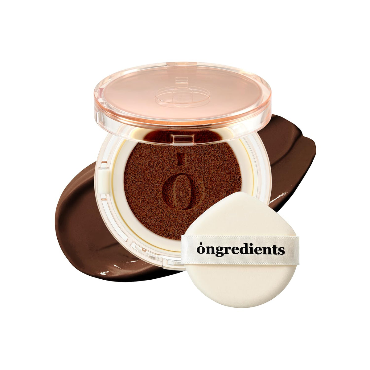 Skin Barrier Glow Cover Cushion, All-day Coverage, Glow Finish, Lightweight, Skincare-Like Texture, Non-cakey Makeup, Korean Cushion Foundation (#21C Pure, 0.49 oz)