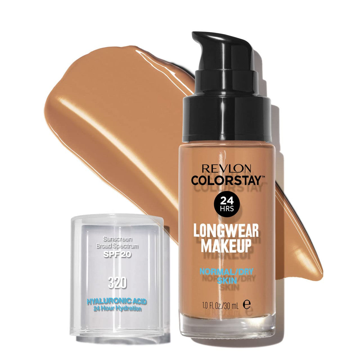 Revlon Colorstay Longwear Makeup Normal/Dry, 200 Nude, 1 fl oz