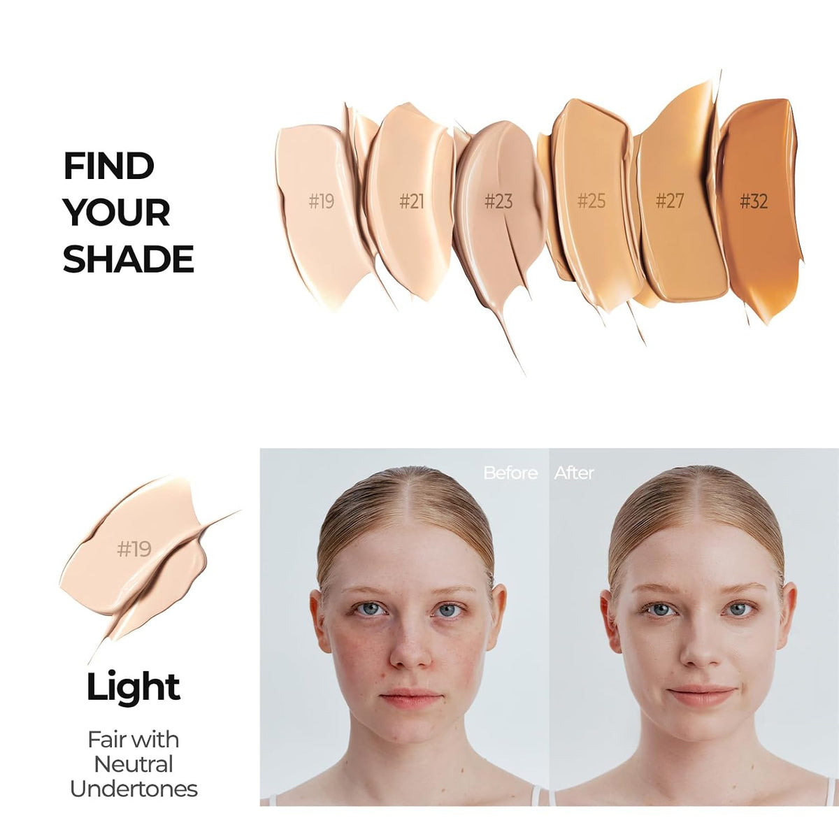 Cell Fusion C Skin Blemish Balm No.23 Signature Beige - Light/Medium, Lightweight BB Cream with Ceramide, Tinted Moisturizer for Sensitive Skin, SPF-Free, Korean Makeup, 1.01 fl.oz.