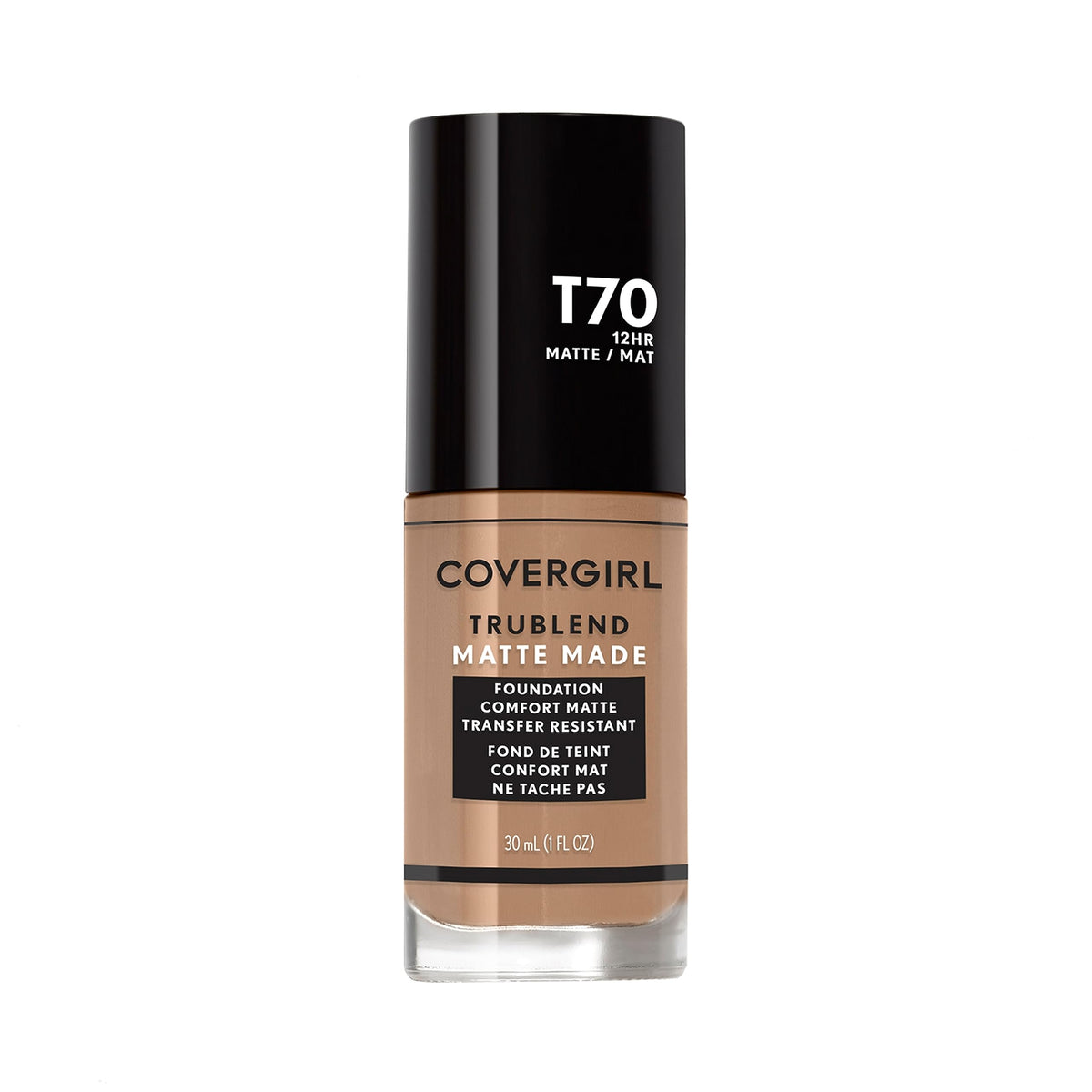 COVERGIRL TruBlend Matte Made Liquid Foundation, Classic Ivory, 1 Fl Oz (Pack of 1)