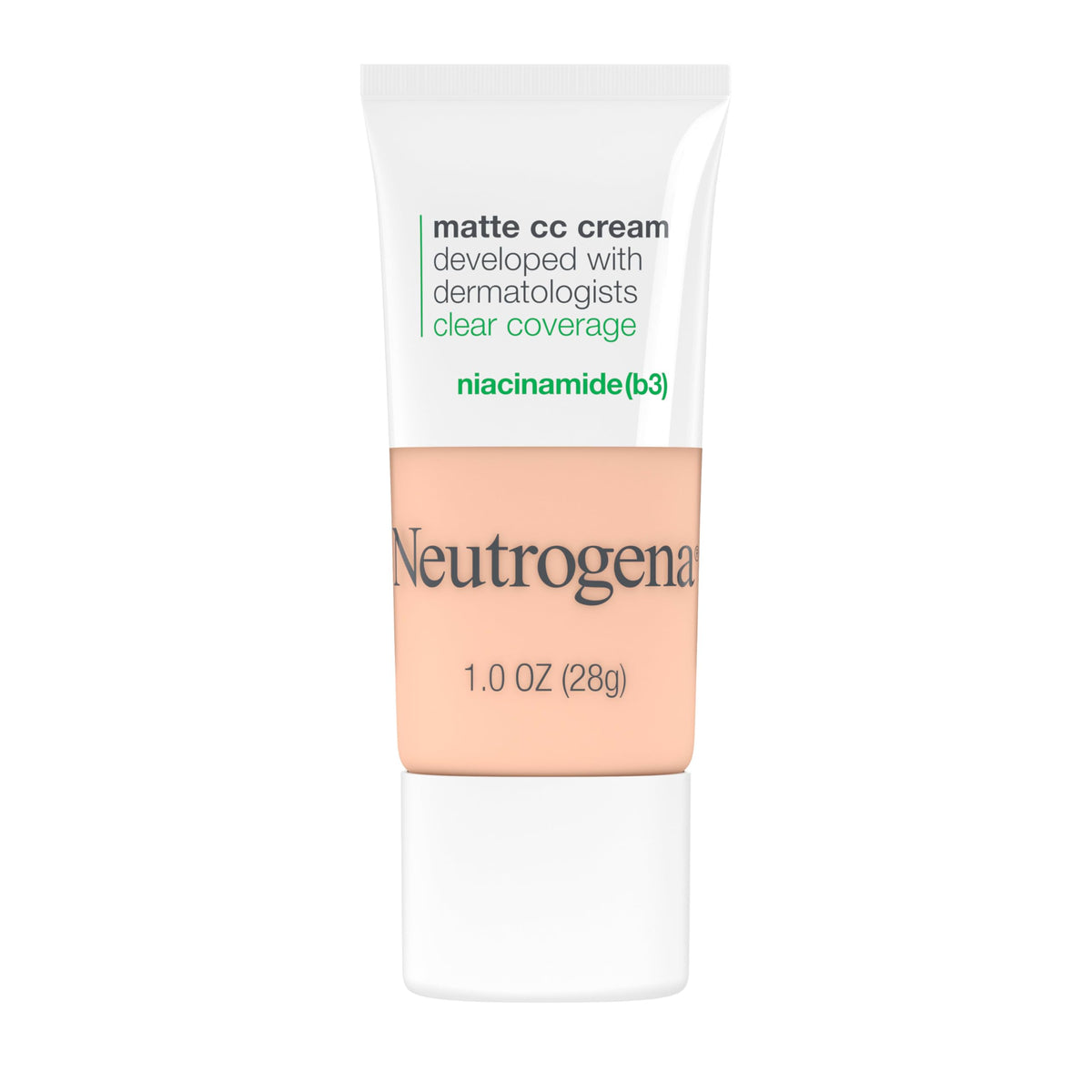 Neutrogena Clear Coverage Flawless Matte CC Cream, Butter, 1 oz