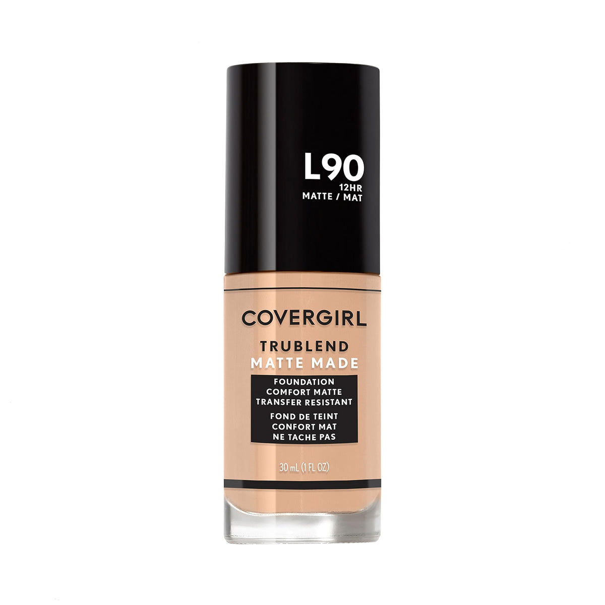COVERGIRL TruBlend Matte Made Liquid Foundation, Classic Ivory, 1 Fl Oz (Pack of 1)