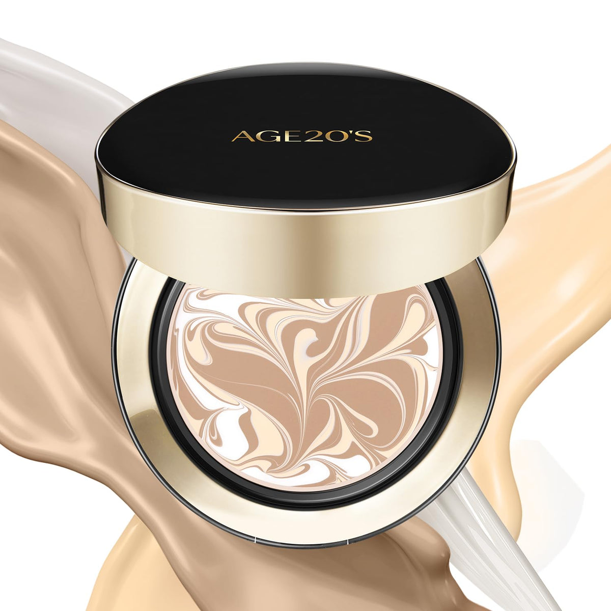 AGE20'S Signature Essence Pact SPF 50+ | Pack of 1 | 23W BEIGE | Cream Foundation, Dewy Finish, Natural Coverage | Korean Cushion Foundation