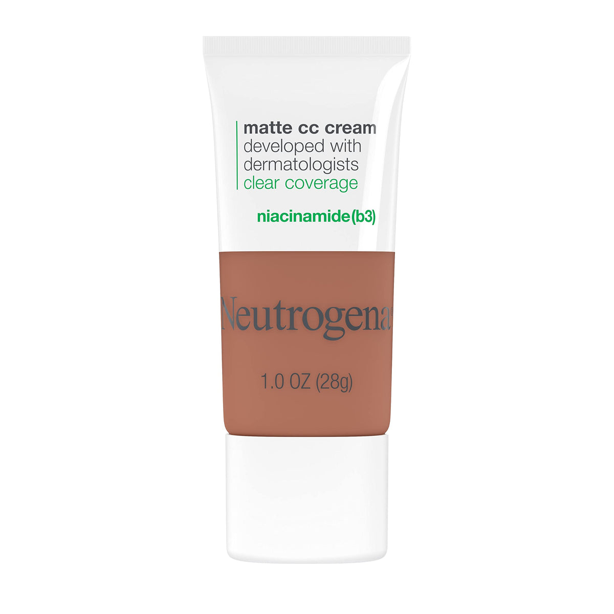 Neutrogena Clear Coverage Flawless Matte CC Cream, Butter, 1 oz