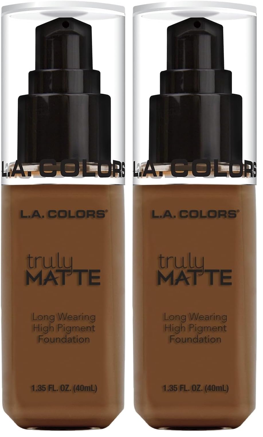 L.A. COLORS Truly Matte Foundation, Porcelain CLM351